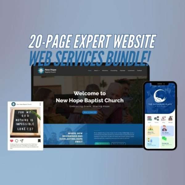 20+ Page Web Services Bundle