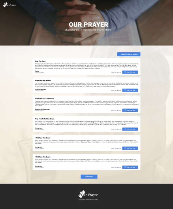 Prayer Plugin - Free Plan - Image 4