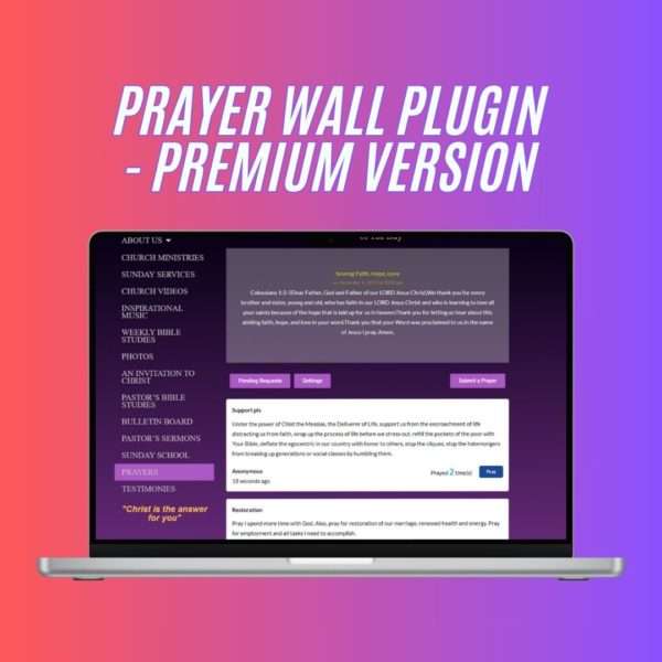 Prayer Plugin - Premium Plan